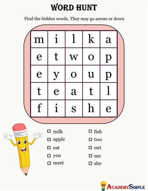 Word hunt .